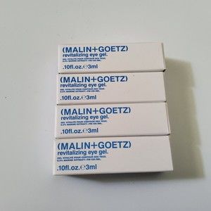 Lot Of 4-(MALIN+GOETZ) Revitalizing Eye Gel .10oz/3ml Travel Size